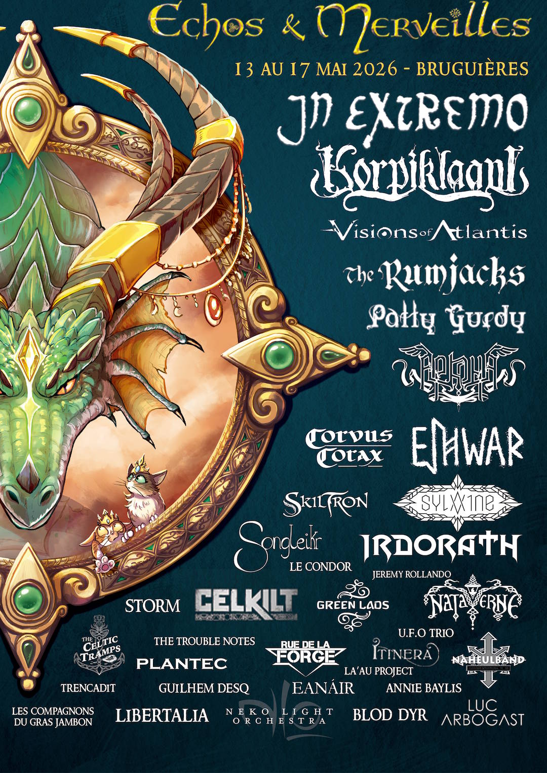 Planning des concerts